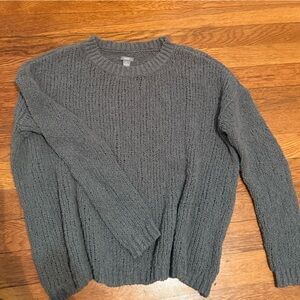 Aerie Charcoal Crew Neck Sweater